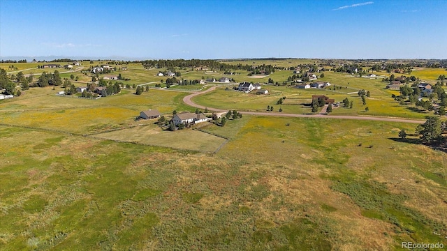 1248 Rawhide Cir, Elizabeth, CO 80107 - aerial view of property and surrounding area with rural landscape