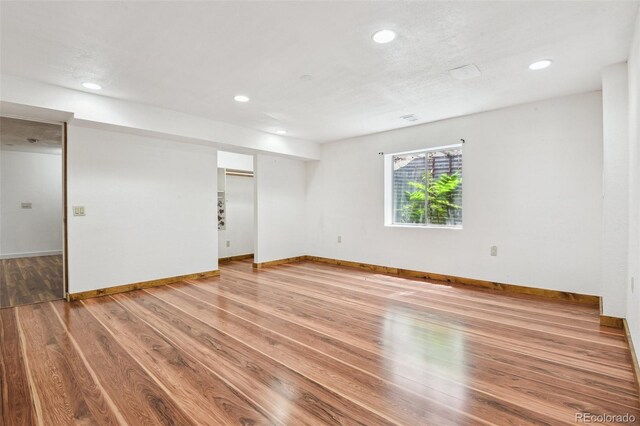 4720 S Grant St, Englewood, CO 80113 - unfurnished room with wood finished floors and recessed lighting