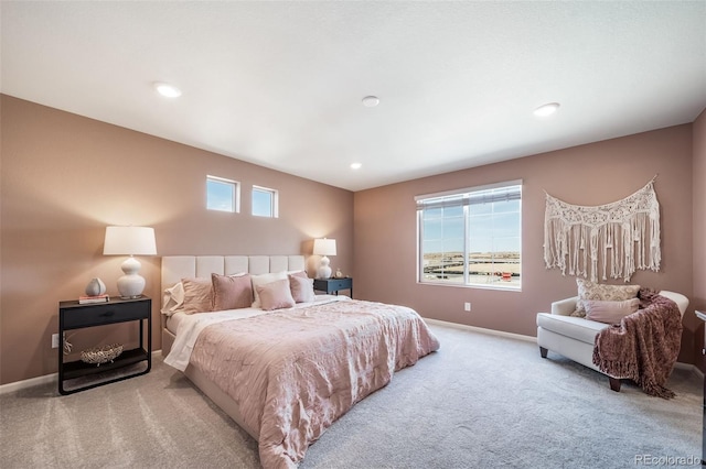 3879 N Shawnee St, Aurora, CO 80019 - bedroom featuring carpet flooring, baseboards, and recessed lighting