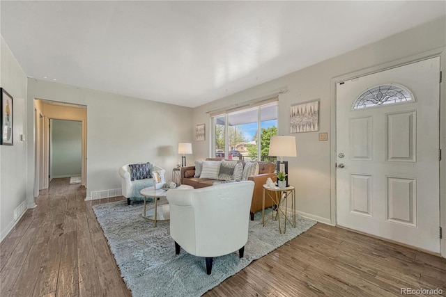 7541 Julian St, Westminster, CO 80030 - living area with wood finished floors and baseboards
