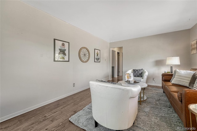 7541 Julian St, Westminster, CO 80030 - living area featuring wood finished floors and baseboards
