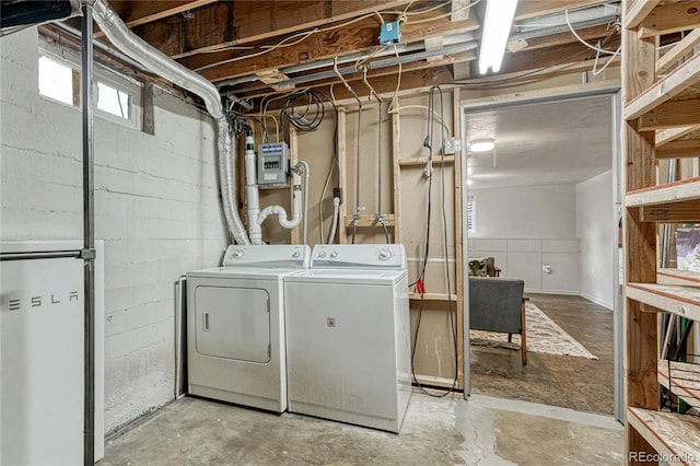 7541 Julian St, Westminster, CO 80030 - washroom with separate washer and dryer and electric panel