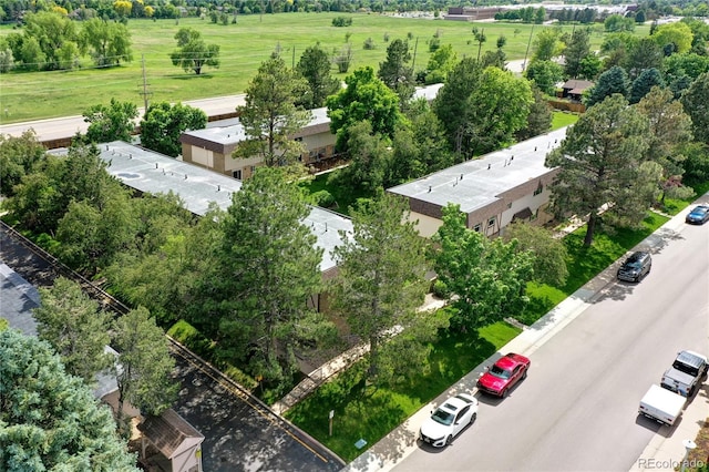 4856 E Hinsdale Pl, Centennial, CO 80122 - drone / aerial view of a tree filled landscape