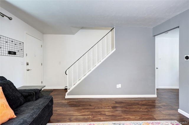 4856 E Hinsdale Pl, Centennial, CO 80122 - entryway with stairs and wood finished floors