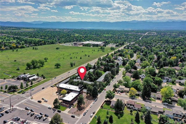 4856 E Hinsdale Pl, Centennial, CO 80122 - drone / aerial view of a mountain backdrop