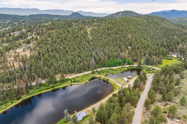 3909 County Road 72, Bailey, CO 80421 - aerial view of a water and mountain view