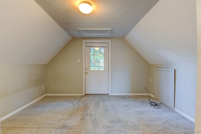 1707 W 39th Ave, Denver, CO 80211 - bonus room featuring carpet, attic access, and vaulted ceiling
