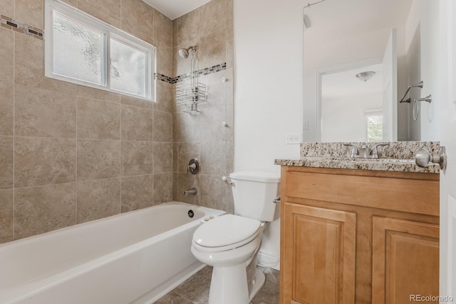 2260 Lilly Dr, Thornton, CO 80229 - full bath featuring vanity and bathtub / shower combination