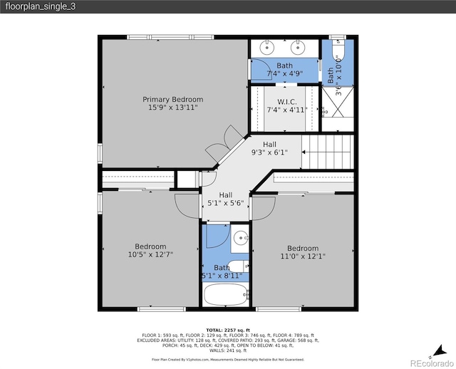 28065 Camel Heights Cir, Evergreen, CO 80439 - home floor plan