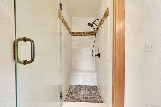 28065 Camel Heights Cir, Evergreen, CO 80439 - full bathroom featuring a shower stall