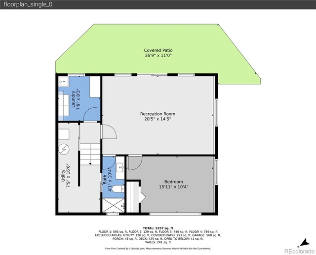 28065 Camel Heights Cir, Evergreen, CO 80439 - home floor plan