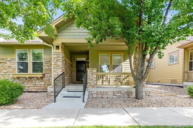 view of front of home