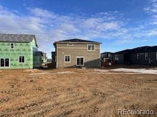 view of rear view of property