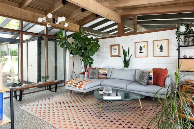 3605 W Berry Ave, Littleton, CO 80123 - sunroom / solarium with a chandelier
