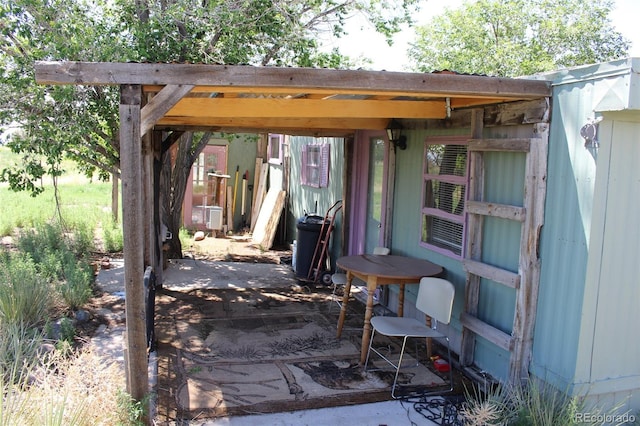 view of patio