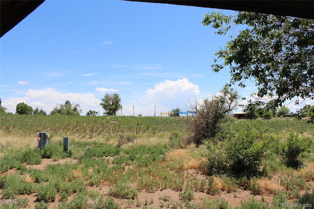 view of nature featuring a rural view