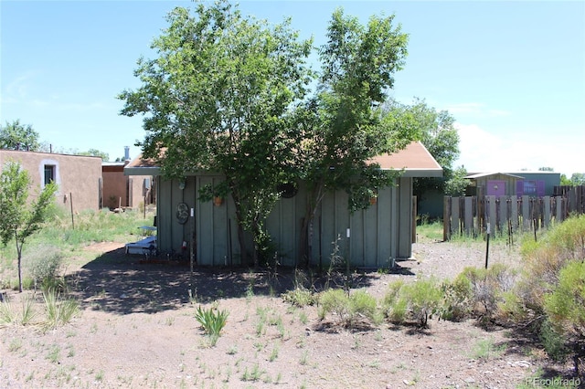 view of outdoor structure