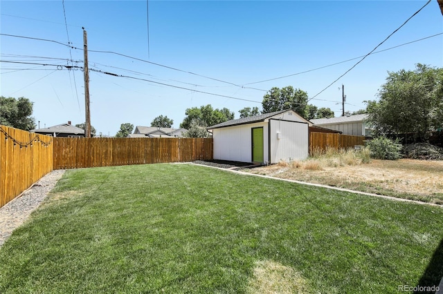 112 S Hooker St, Denver, CO 80219 - fenced backyard featuring a shed