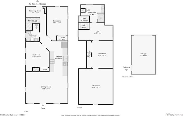 112 S Hooker St, Denver, CO 80219 - view of room layout