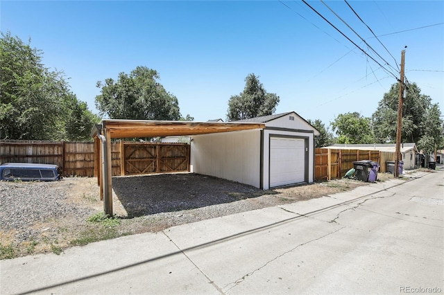 112 S Hooker St, Denver, CO 80219 - garage featuring a detached garage