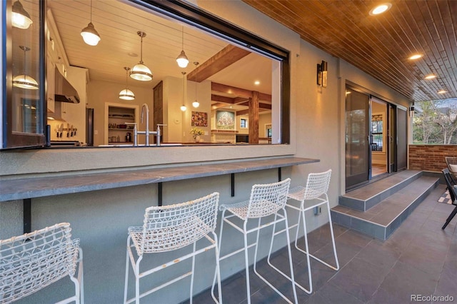 700 Cheyenne St, Golden, CO 80401 - view of patio / terrace featuring a sink and outdoor dry bar