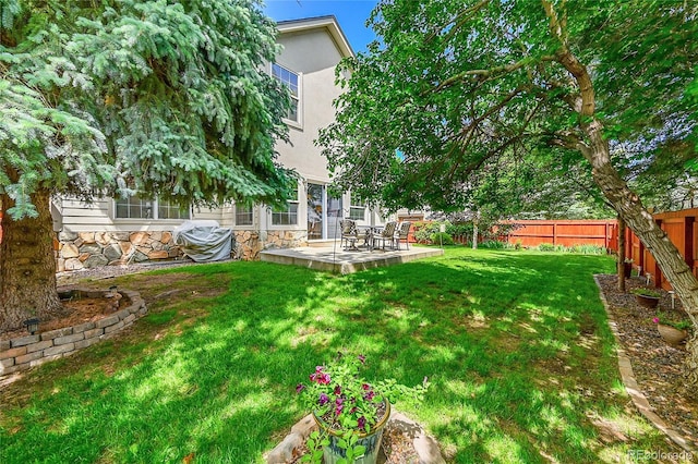 14878 E Aberdeen Ave, Centennial, CO 80016 - view of yard with a patio