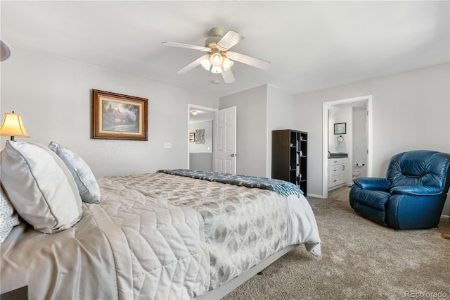 15353 E 98th Pl, Commerce City, CO 80022 - bedroom with light colored carpet and ceiling fan