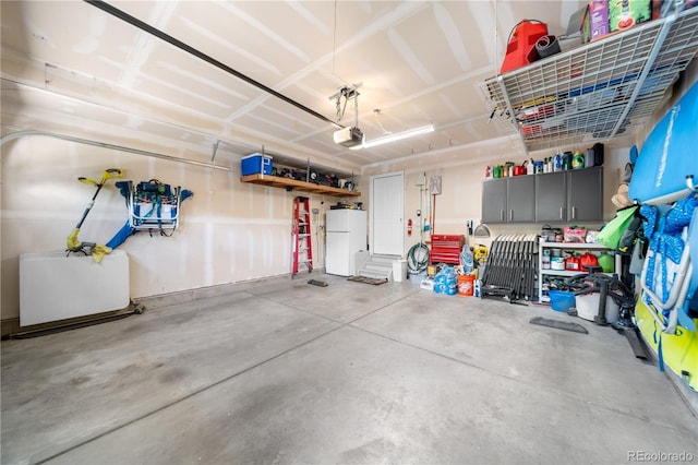15353 E 98th Pl, Commerce City, CO 80022 - garage featuring freestanding refrigerator
