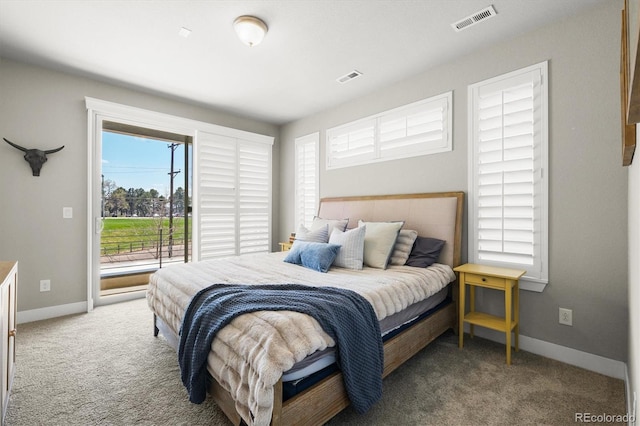 4535 W 50th Ave, Denver, CO 80212 - bedroom with carpet, access to outside, and baseboards