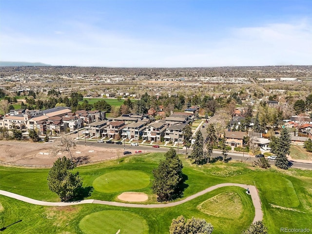 4535 W 50th Ave, Denver, CO 80212 - aerial view of property's location with nearby suburban area and a golf club