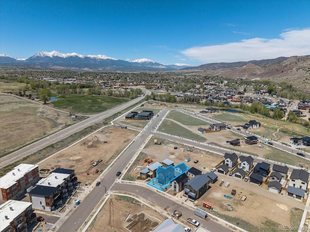 126 Chase St, Salida, CO 81201 - aerial view of property and surrounding area featuring mountains