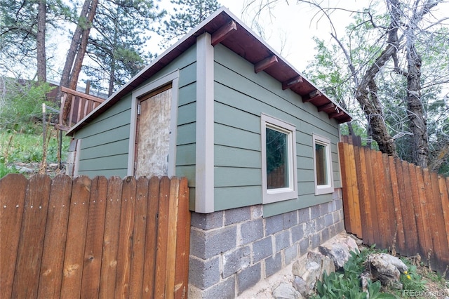 2795 SE Grapevine Rd, Idledale, CO 80453 - view of home's exterior featuring fence