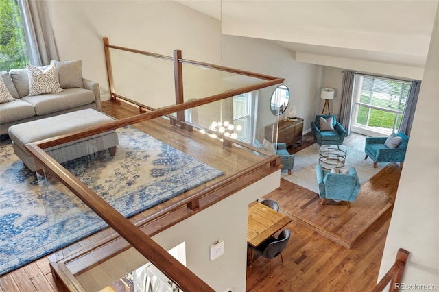 8140 S Storm King Peak, Littleton, CO 80127 - living area featuring wood finished floors