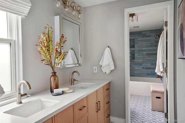 8140 S Storm King Peak, Littleton, CO 80127 - full bathroom with double vanity