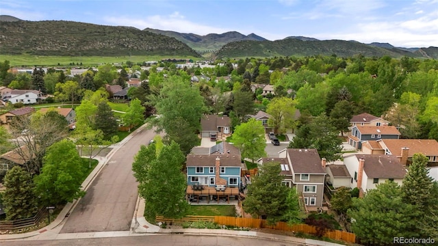 8140 S Storm King Peak, Littleton, CO 80127 - aerial view of residential area featuring a mountainous background