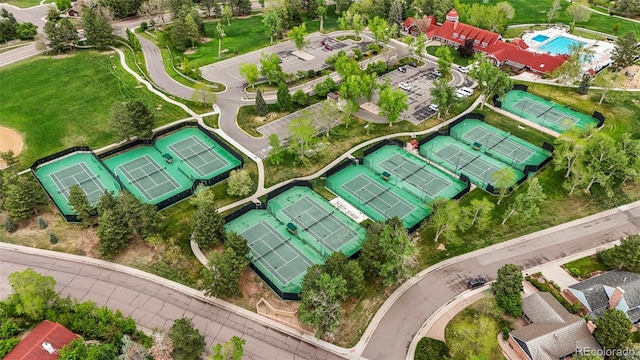 8140 S Storm King Peak, Littleton, CO 80127 - bird's eye view of a pool