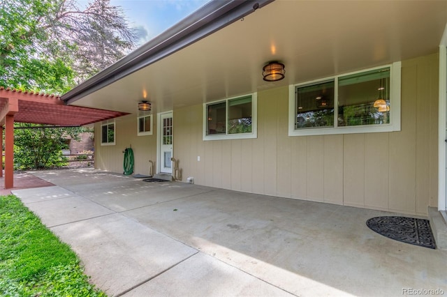5890 W Quarles Dr, Littleton, CO 80128 - view of patio with a pergola