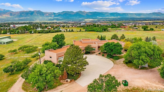4050 Old Ranch Rd, Colorado Springs, CO 80908 - view of subject property with a mountain backdrop