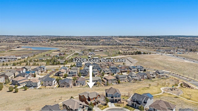 bird's eye view featuring a residential view