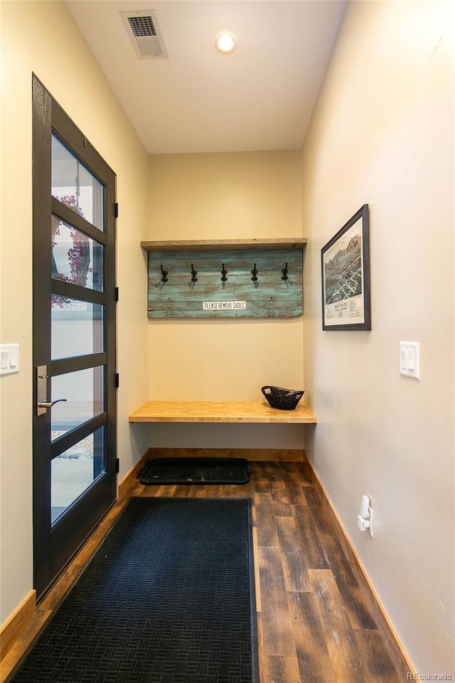 467 E Arkansas St, Buena Vista, CO 81211 - mudroom with wood finished floors, healthy amount of natural light, baseboards, and recessed lighting