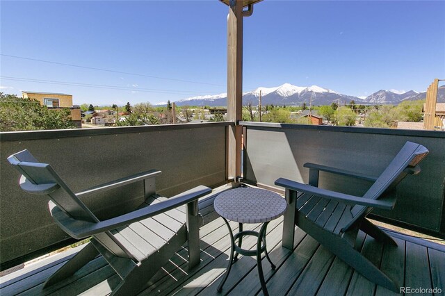 467 E Arkansas St, Buena Vista, CO 81211 - balcony featuring a mountain view
