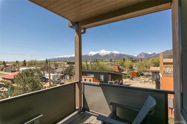 467 E Arkansas St, Buena Vista, CO 81211 - balcony featuring a mountain view and a residential view