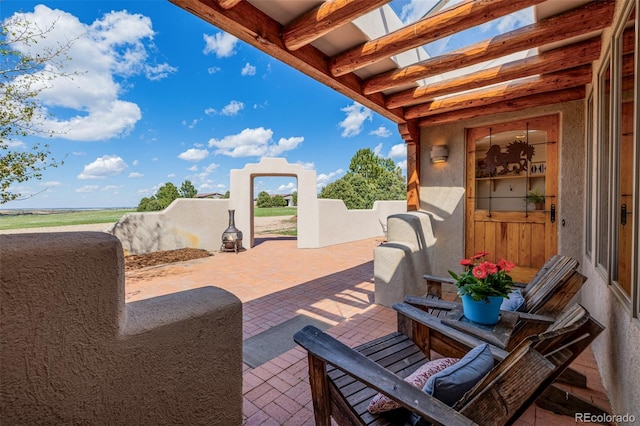 view of patio