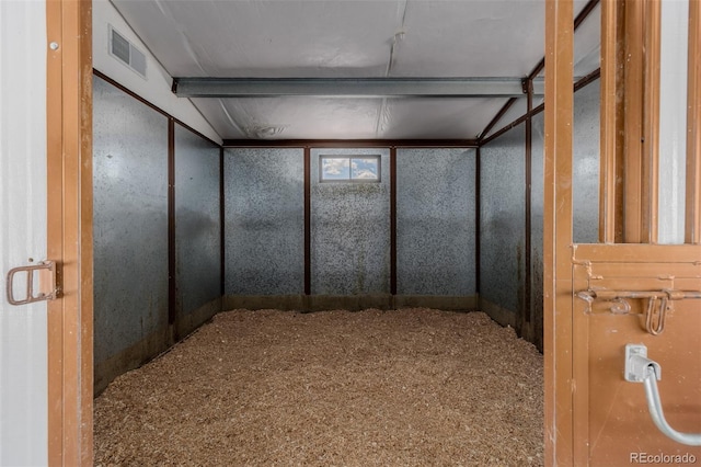 view of stable