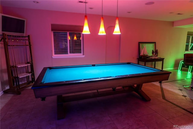 15857 E Aberdeen Ave, Centennial, CO 80016 - playroom featuring billiards, baseboards, and tile patterned flooring