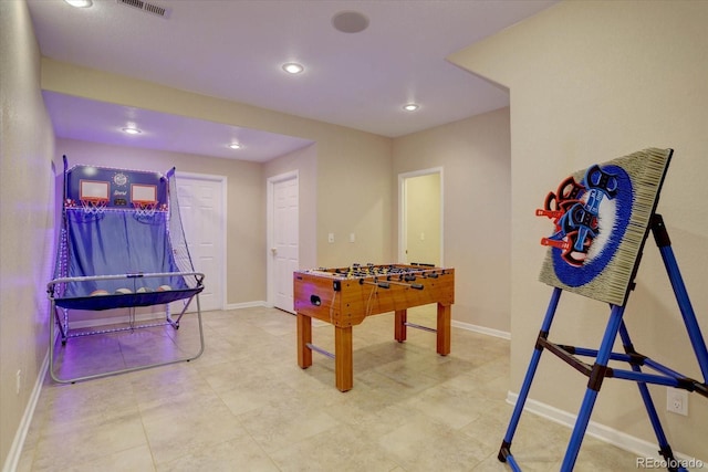15857 E Aberdeen Ave, Centennial, CO 80016 - game room featuring recessed lighting and baseboards