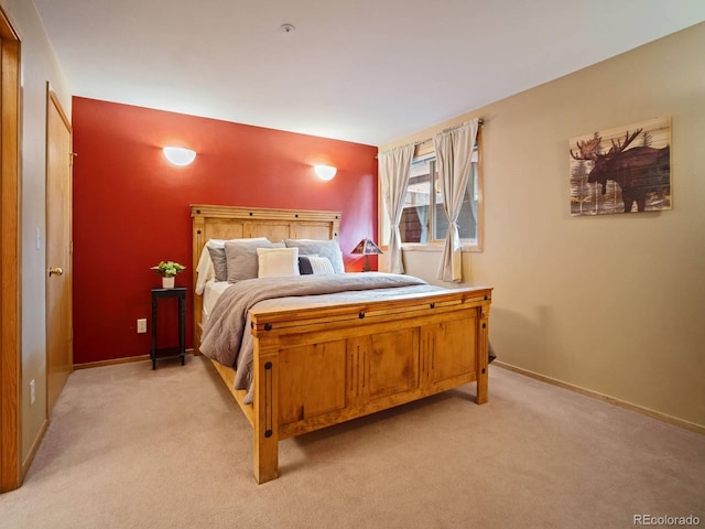 10000 Ryan Gulch Rd Unit 114, Silverthorne, CO 80498 - bedroom with light colored carpet and baseboards