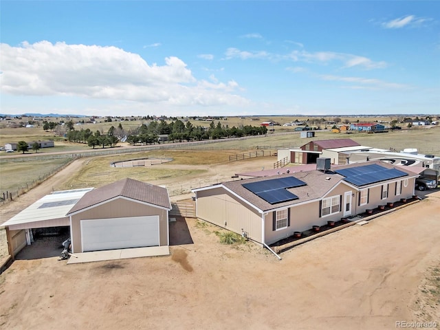 5856 John Ross Ct, Peyton, CO 80831 - overview of rural landscape