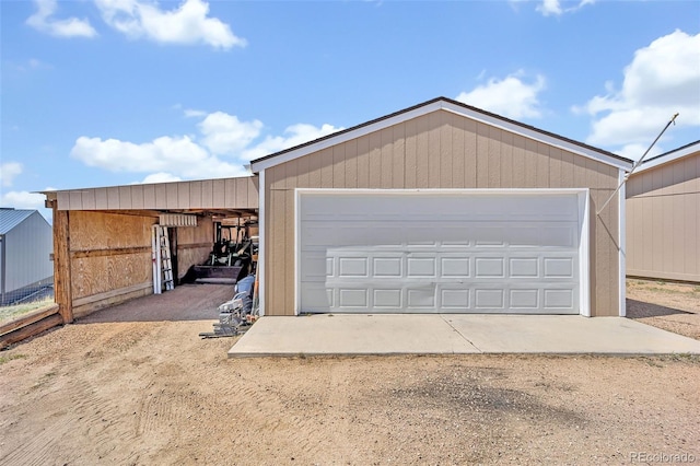 5856 John Ross Ct, Peyton, CO 80831 - view of detached garage
