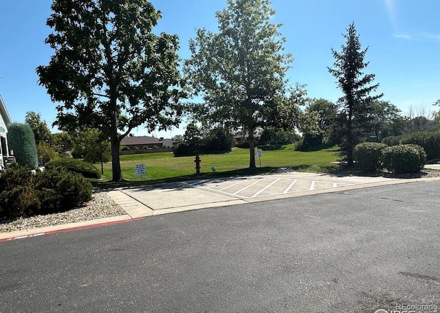 view of parking